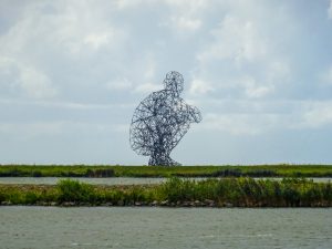 Stockfoto Lelystad kunstwerk