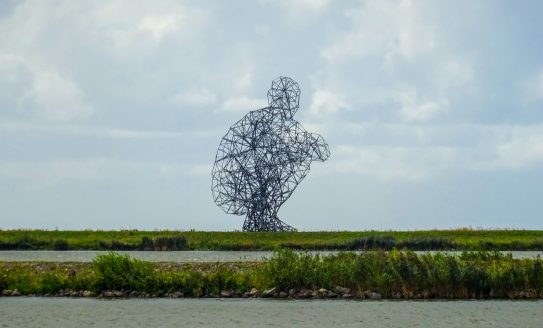 Stockfoto Lelystad kunstwerk