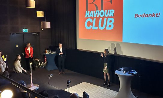 Nudge van het jaar uitreiking Behaviour Club