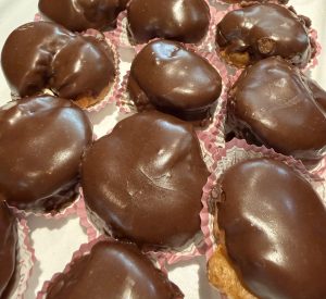 Close up foto van bossche bollen